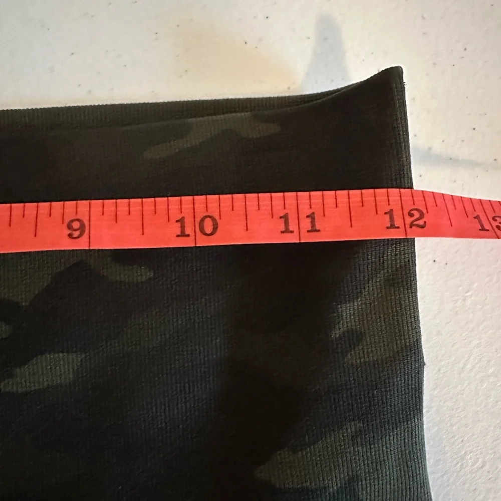 Women’s M Spanx Look At Me Now Green Camo Seamless‎ Leggings - Picture 11 of 11